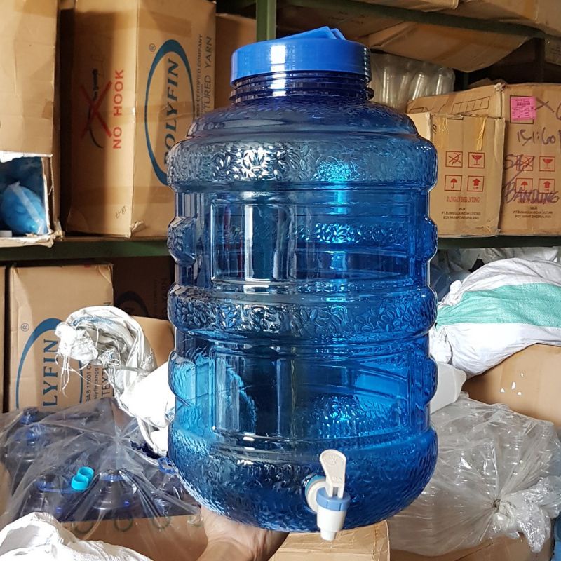 GUCI AIR 19LITER PLUS KERAN/ GUCI GALON PLASTIK 19LITER