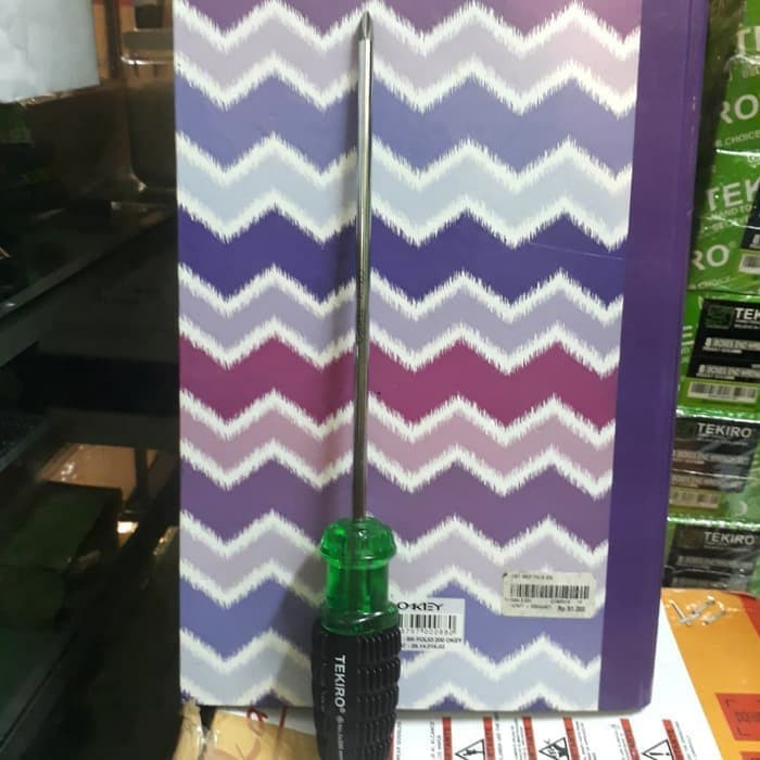 Tekiro obeng gagang karet 8 in min 6 x 200mm