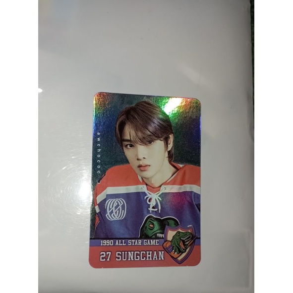 READY STOCK PC OFFICIAL SUNGCHAN 90S LOVE HOLO VER