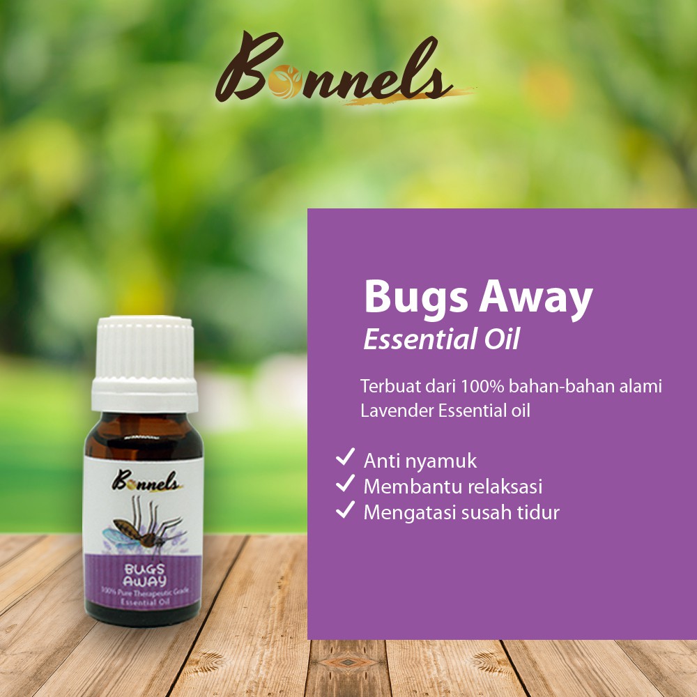 BONNELS BUGS AWAY ESSENTIAL OIL (Anti Nyamuk dan Relaksasi)