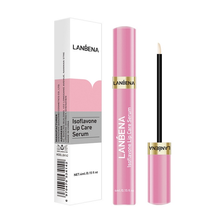 LANBENA Lip Plumper Lsoflavone Serum Fuller lips