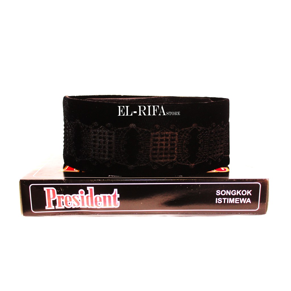 PECI/SONGKOK PRESIDENT /FASHION MUSLIM/BUSANA MUSLIM/BAJU MUSLIM/AKSESORIS/KOKO/PAKAIAN PRIA/ROTAN