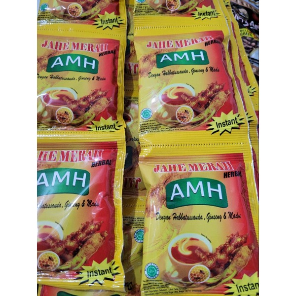 

Jahe Merah AMH 1renceng isi 10sachet