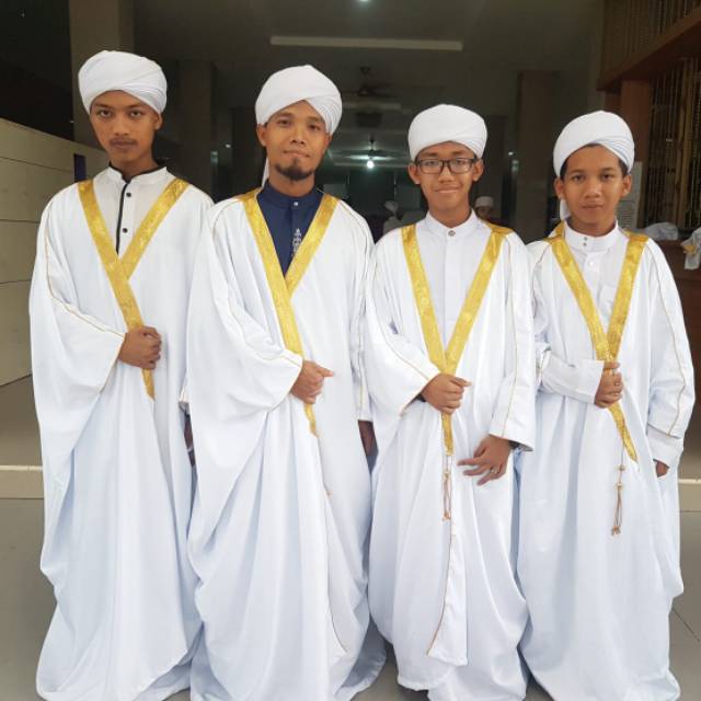 Jubah luar luaran bisht habaib arab pengantin pria muslim arab