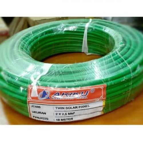 AKIKU Kabel Twin Cable Solar Panel Surya Ukuran 2 x 2.5mm Per Meter