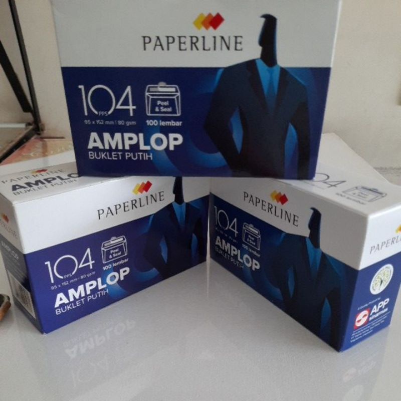 

Amplop polos Paperline 104 pps 95x152mm