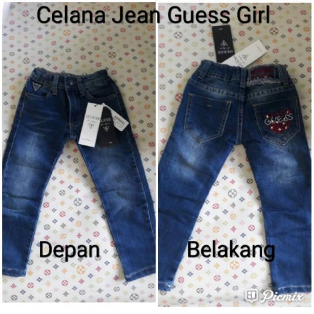 Celana Jean Anak Baby GUESS with belt