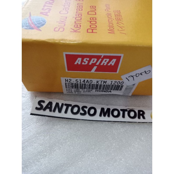 as skok depan/pipa skok Supra x125(KTM) merk aspira*