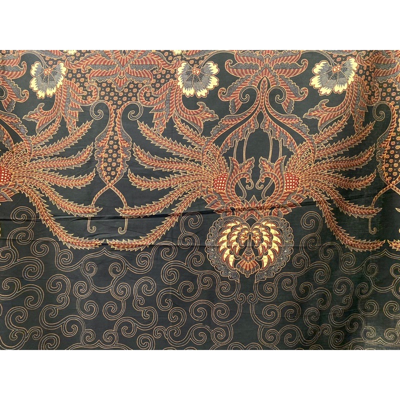 Kain Batik Meteran Dasar Hitam