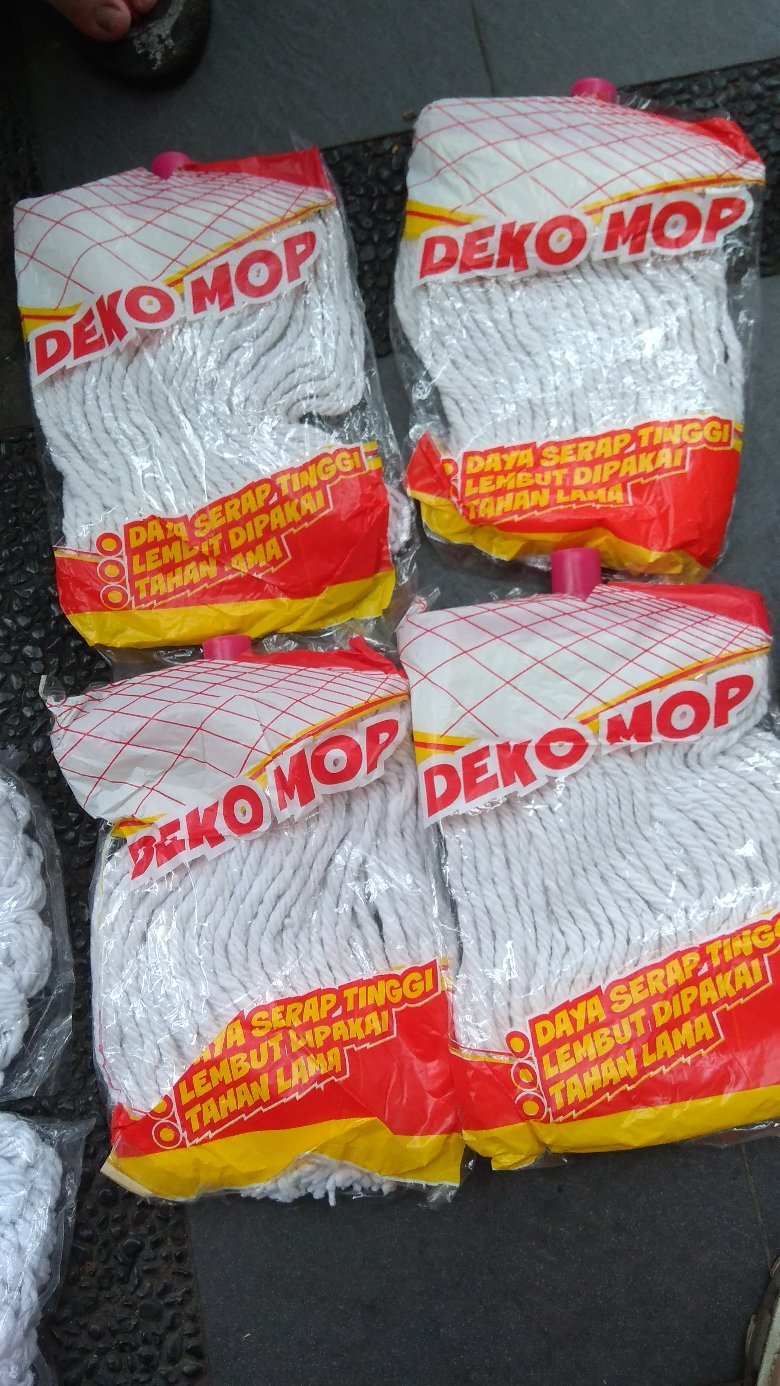 Alat Pel Lantai Deko Mop Refill Isi Ulang Pel Sumbu
