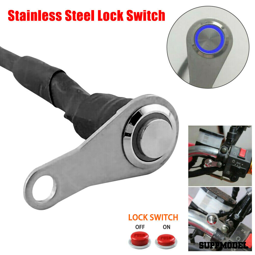 Spm Saklar Push Button Lampu Depan Led Untuk Stang Motor Atv Skuter