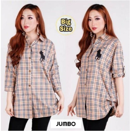 Baju Jumbo Muslimah Pakaian Fashion Baru Xxxl Ld 125 Panjang 95 Besar Wanita Gemuk 80 Kg Cl 214 Shopee Indonesia