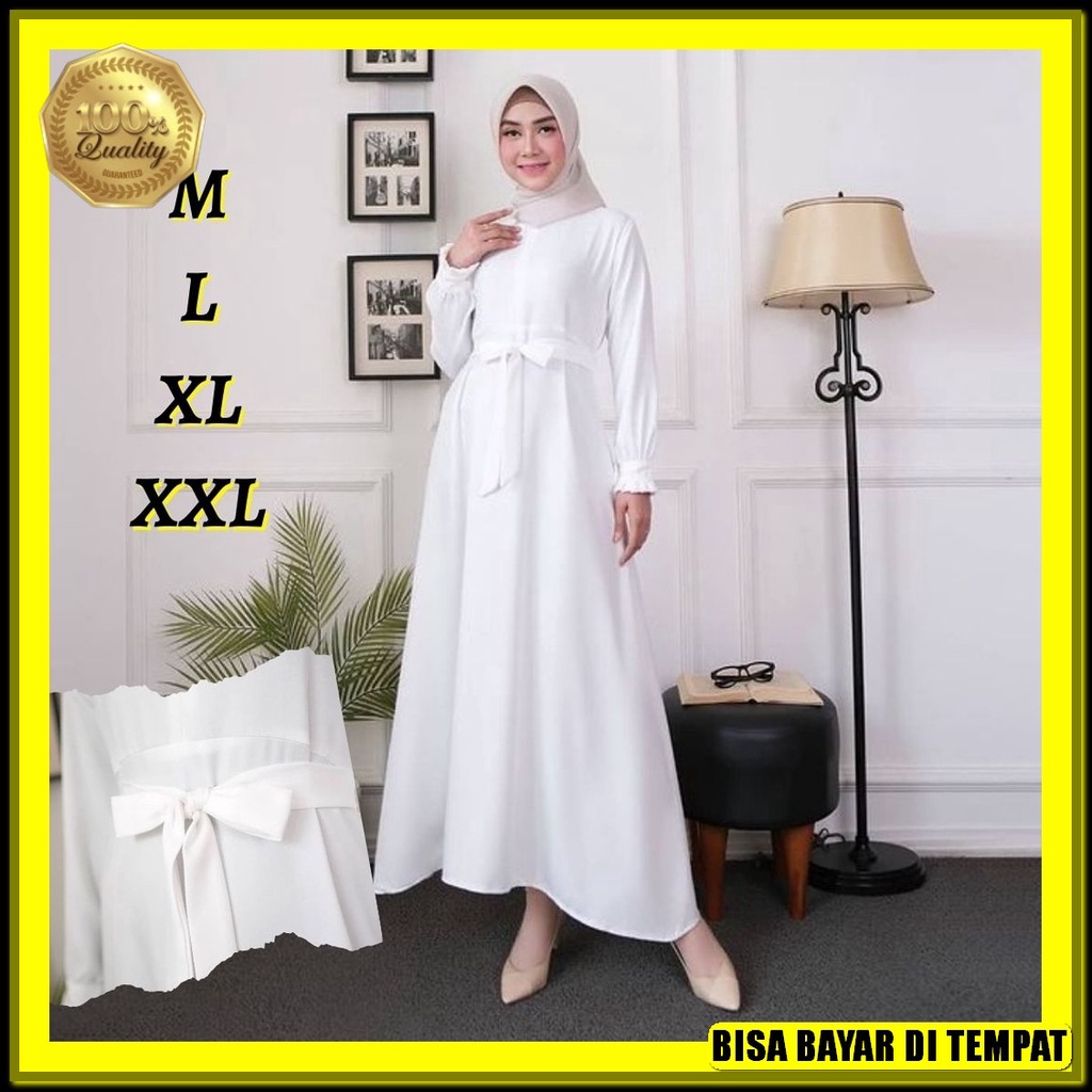 Gamis Lebaran Terbaru 2022 Maissa Dress Abaya Original Brand Amore By Ruby Dres Kondangan Pesta Mewa