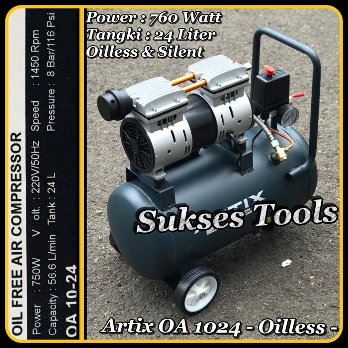 Tools Artix Oa 1024 Oa1024 Kompressor Oilless Kompressor Silent 1 Hp 24 L