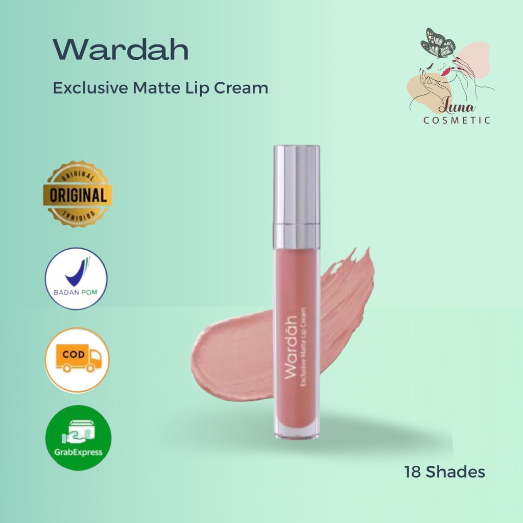 Wardah Exclusive Matte Lip Cream - Warna Intense dan Tahan Lama