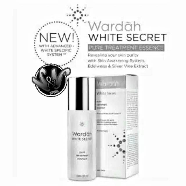 WARDAH WHITE SECRET PURE TREATMENT ESSENCE 100ML/ WARDAH/ WARDAH WHITE SECRET/ PERAWATAN WAJAH/TONER