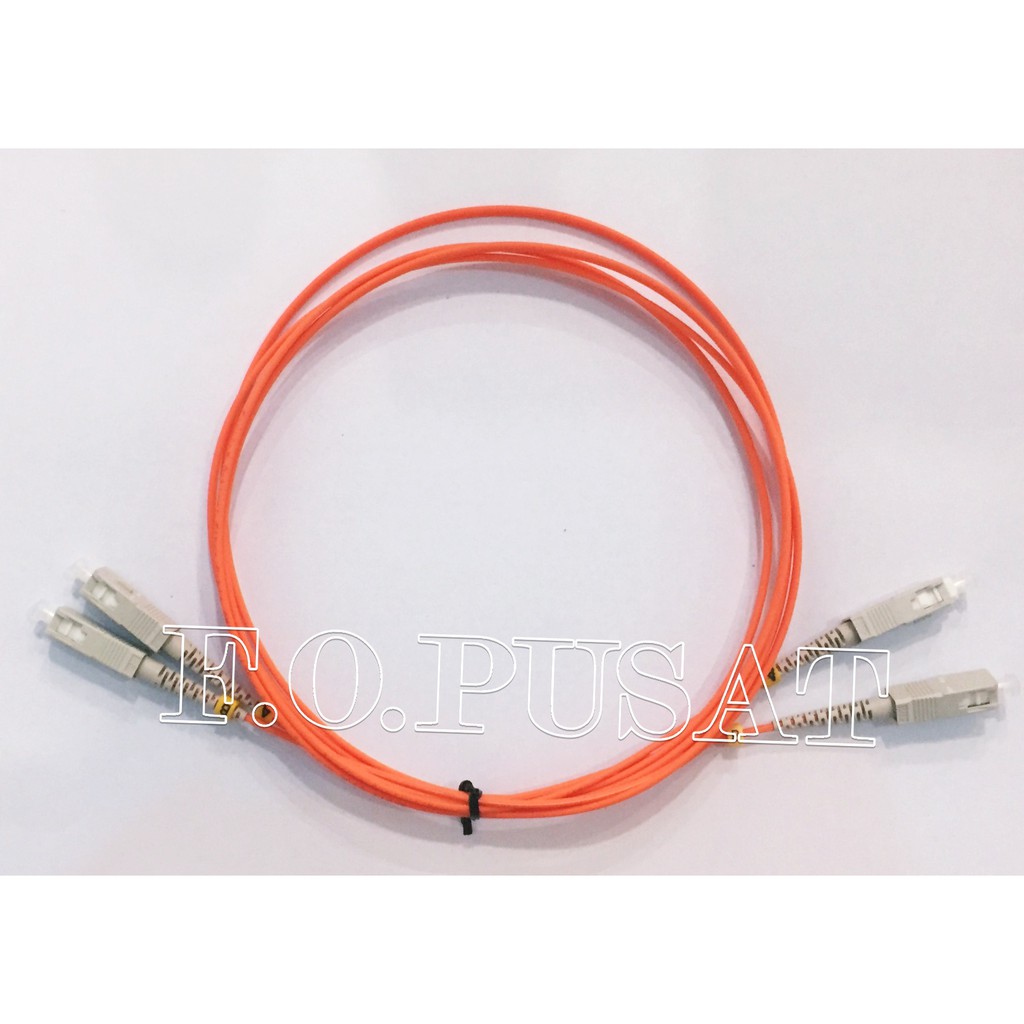 Patchcord OM1 LC-LC Duplex MultiMode OM1 Kabel 62,5/125  [3Meter]