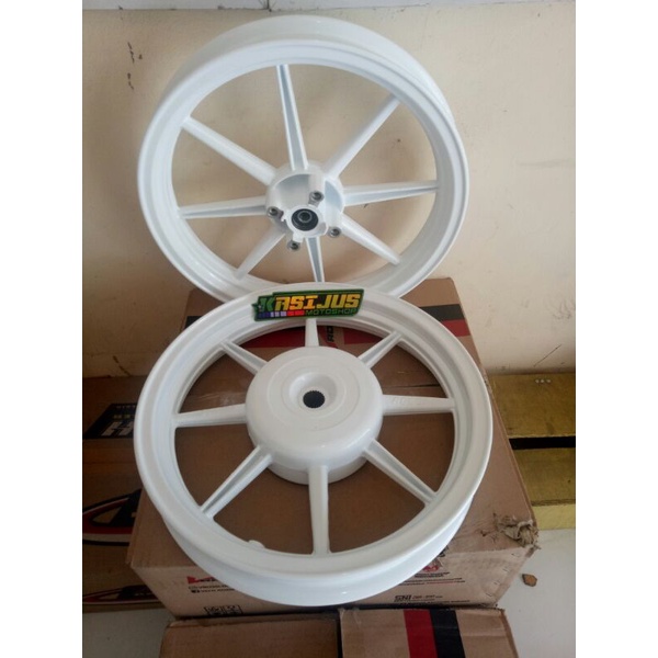 velg vrosi ring 14 palang 8 putih & gold motor vario 125/150