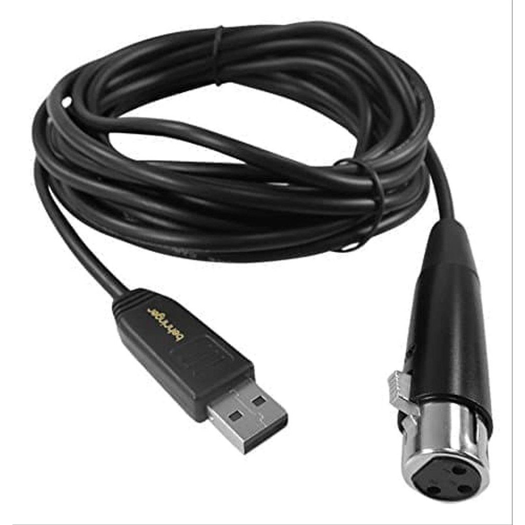 Behringer Mic 2 Usb Mic Cable Audio Xlr To Usb Interface Cable Klzjk4579 Shopee Indonesia