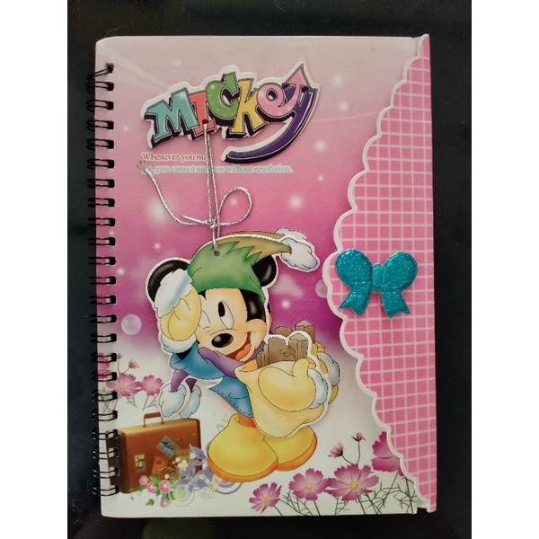 

Buku Notes Mickey Mouse Pink Spiral 15 x 21,5 cm