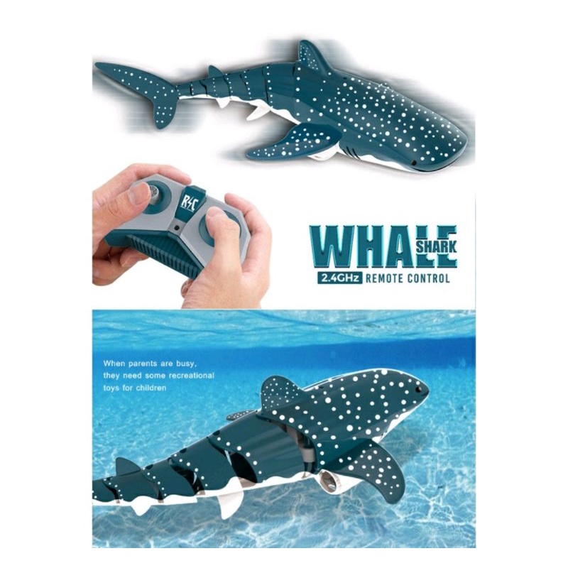Promo Mainan Ikan Hiu Remote Control / Shark Whale Remote Control