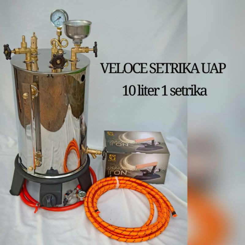 Setrika uap Boiler 10 liter 1 setrika
