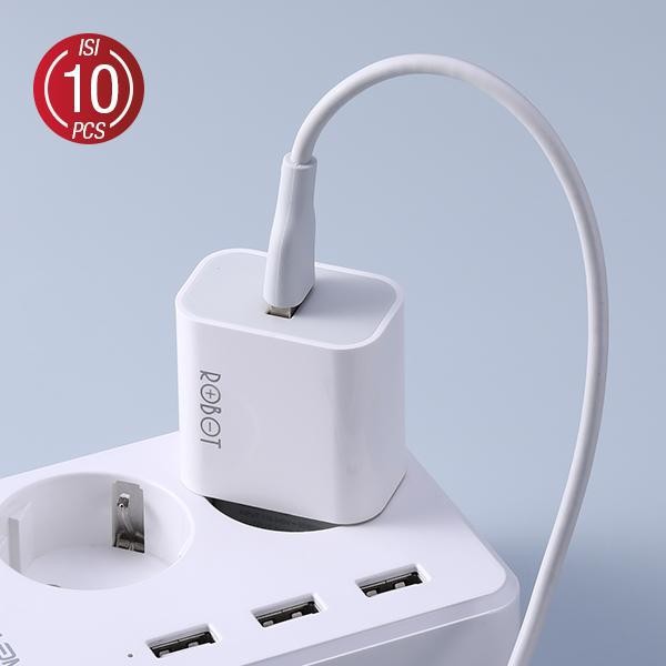 Adaptor Kepala Charger Robot RT-K8 10W 2A Adapter Xiaomi Oppo Samsung