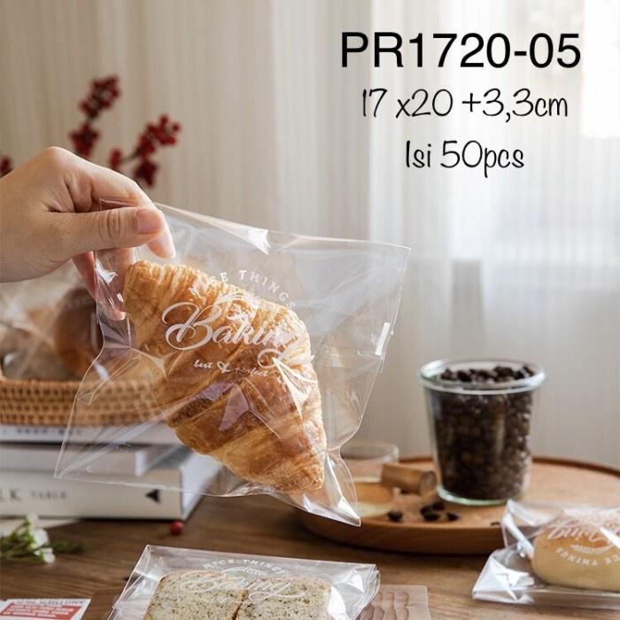 

PR172005 Plastik Roti, Kue, Bolu, Donat, Bening Motif Perekat PR1720 best seller