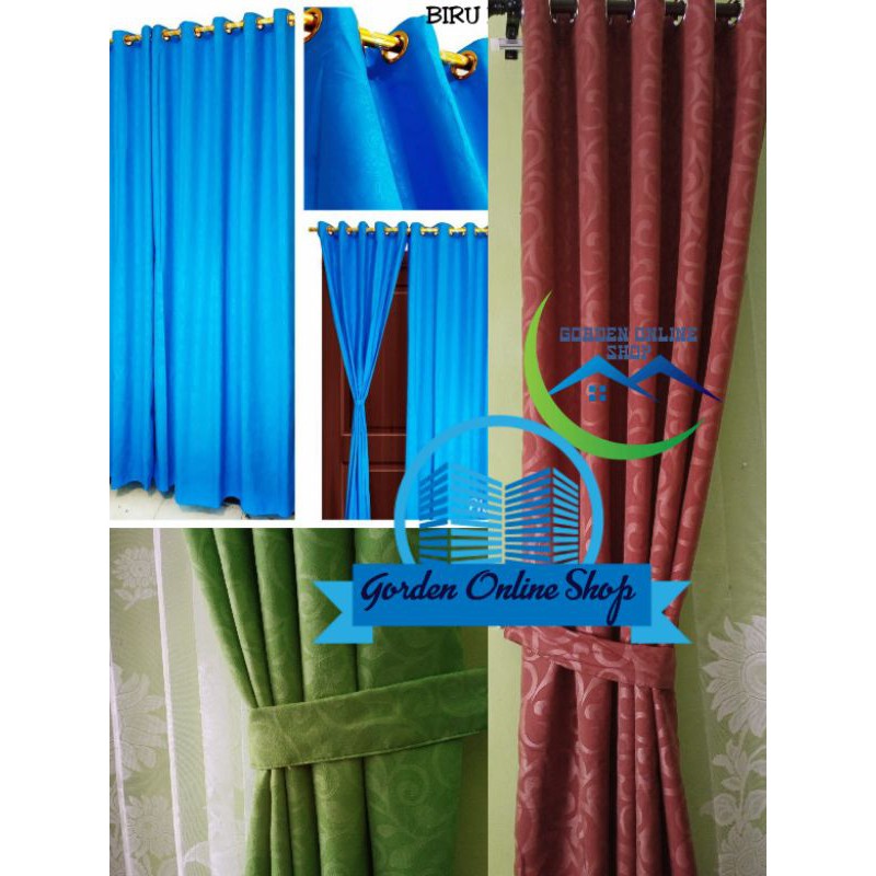Gorden - Korden - Hordeng Jendela Minimalis - Gorden Jendela Pintu Rumah Termurah