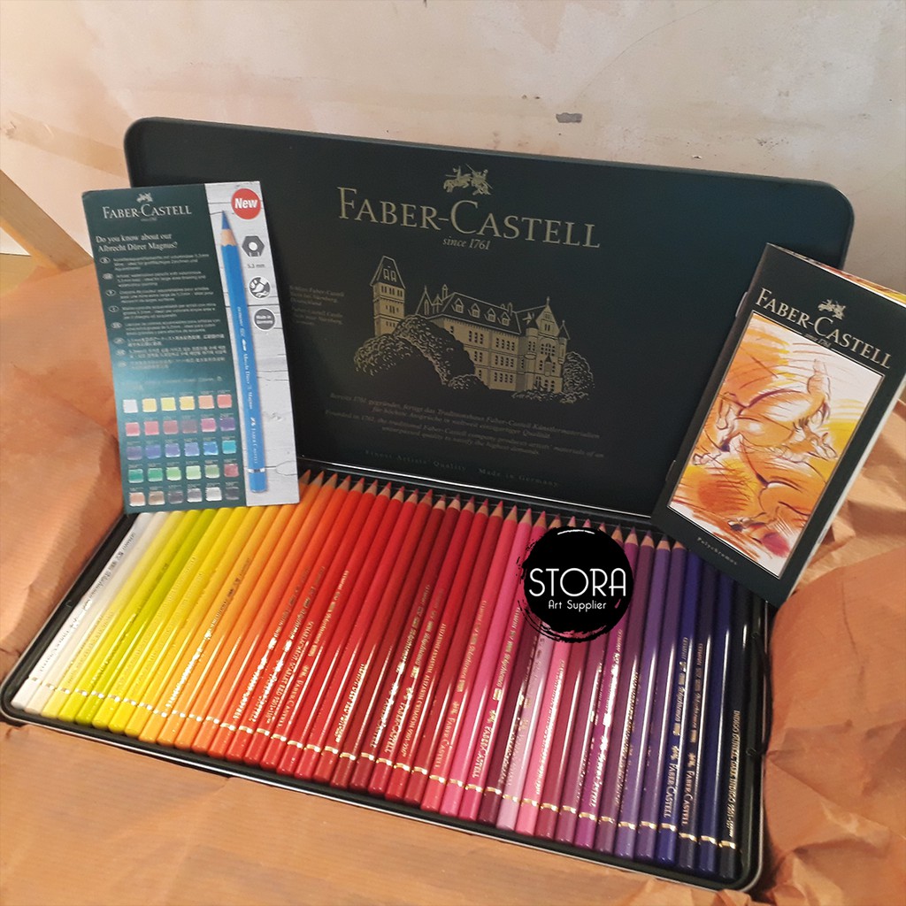 Faber Castell Polychromos Color Pencils Tin of 120 Pensil Warna
