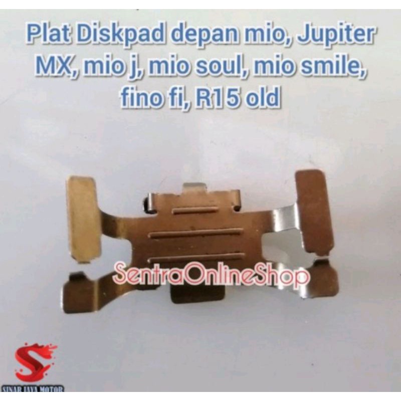 PLAT SENG TAHANAN KAMPAS REM DEPAN MIO SPORTY SMILE SOUL KARBU MIO J JUPITER MX VEGA R NEW JUPITER