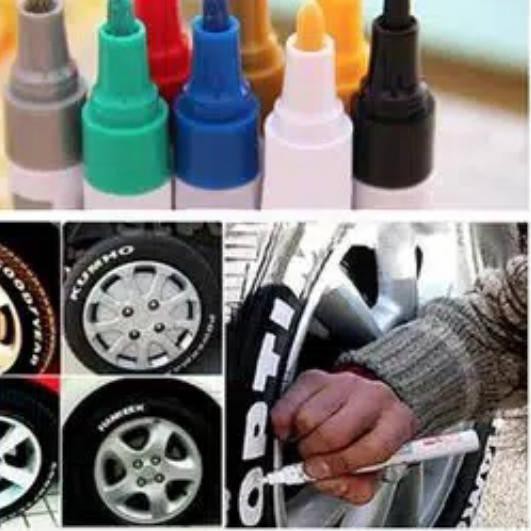 

BIG SALE!! (dql-234) Spidol Ban Toyo Paint Marker Original Import Warna Warni : Silver Merah Putih K