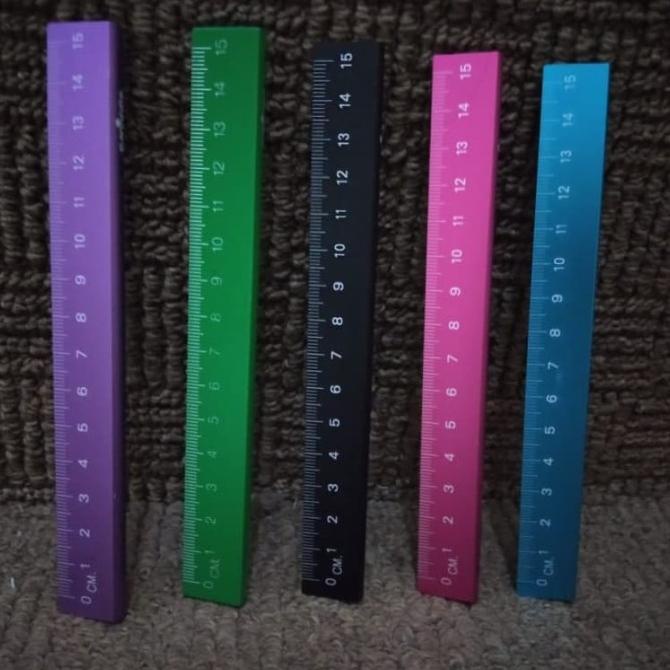 

Office & Stationery | Alat Tulis | Smiggle Metallic Ruler 15Cm - Penggaris Besi Smiggle | Best Seller