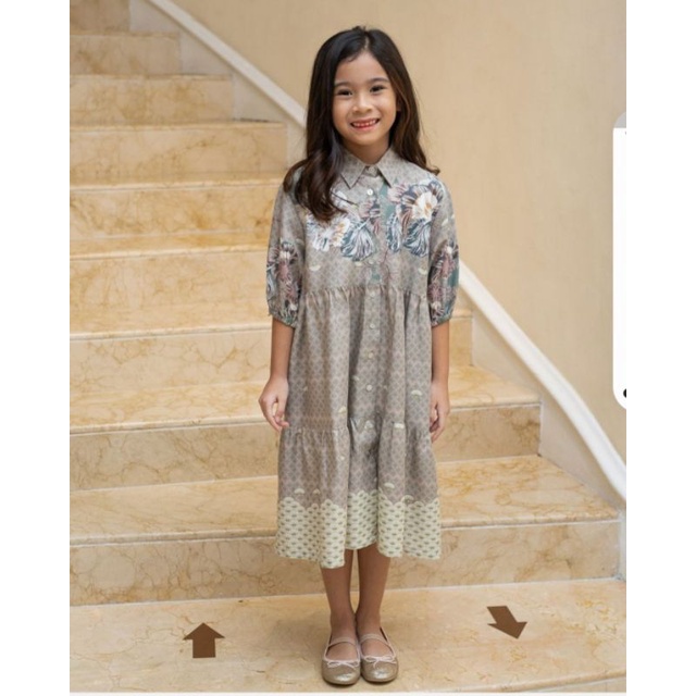 Nyla dress mocca by Geulis.id