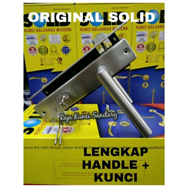 Paket Handle Roses Solid Hre 61.41 /Kunci pintu stainless (KOMPLIT)