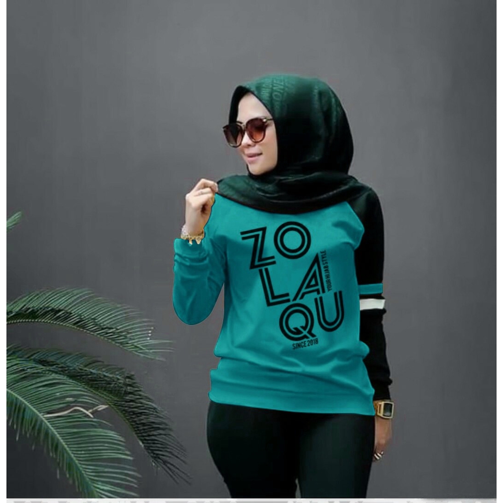 [Zolaqu RO]Blouse wanita babytery varian warna