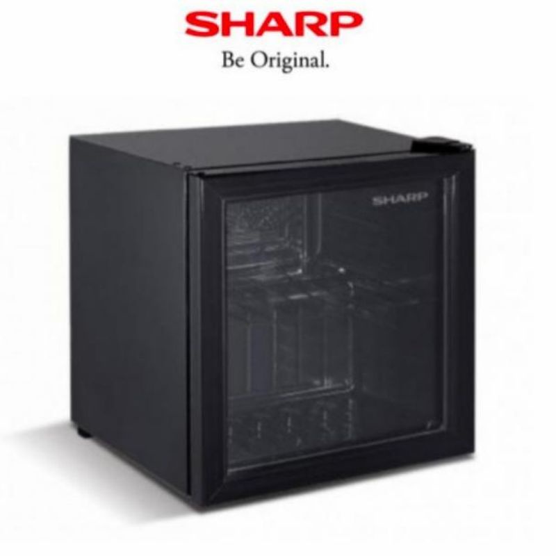 Showcase mini portable SHARP SCH-50X-FS hitam