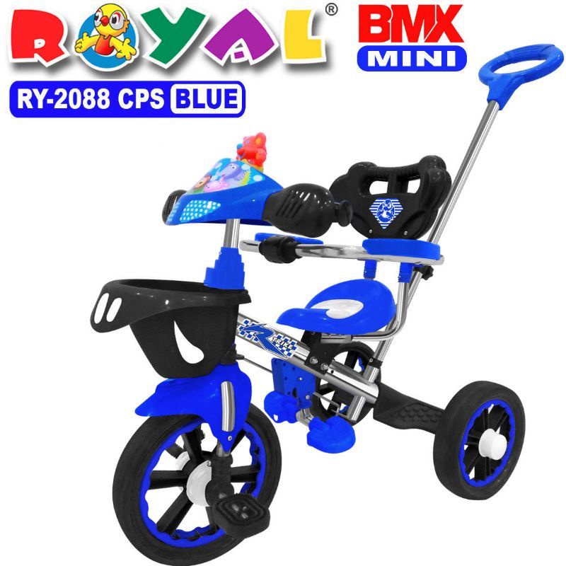 BECAK SEPEDA RODA 3 TRICYCLE ANAK ROYAL 2088 CPS MUSIK MURAH
