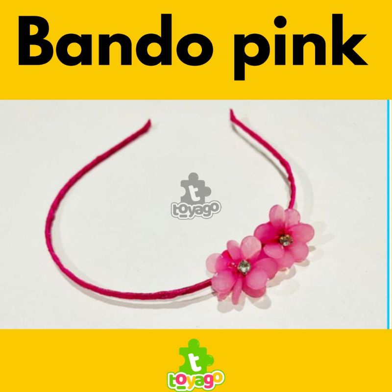 Bando Anak Perempuan Motif Bunga Satuan Grosir Murah