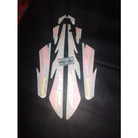 striping stiker sticker lis honda astrea grand grend gran gren 97 98 merah hitam original nos