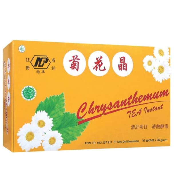 

Teh Kembang Chrysanthemum Tea PeredaPanasDalam Sariawan 10'S