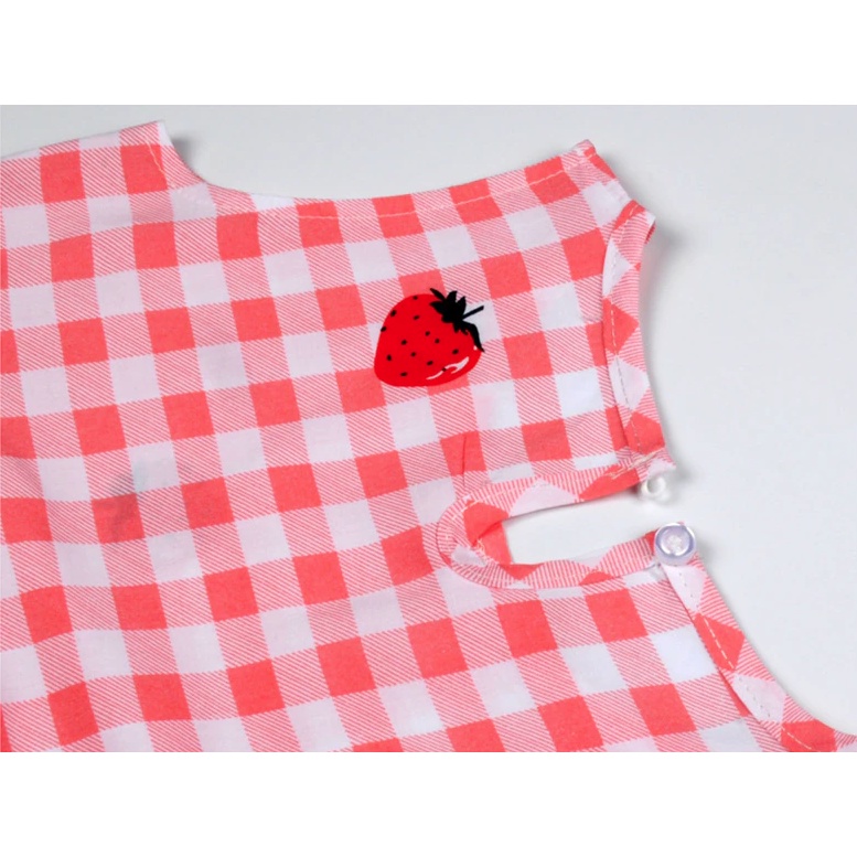 Dress Anak Perempuan Bahan Katun Import Premium Dress Anak Gambar Strawberry Dress Anak Cewe Import Dress Korean Anak Perempuan Rok Terusan Anak Perempuan Pink