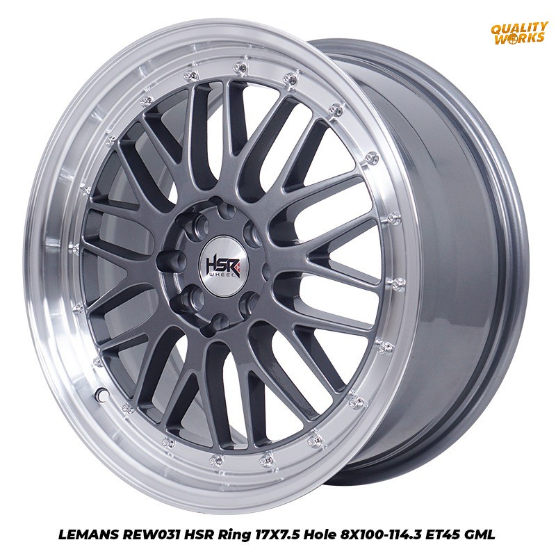 Velg BBS LM Ring 17 Celong Grey Polis Untuk Mobil Esteem Baleno Panther City