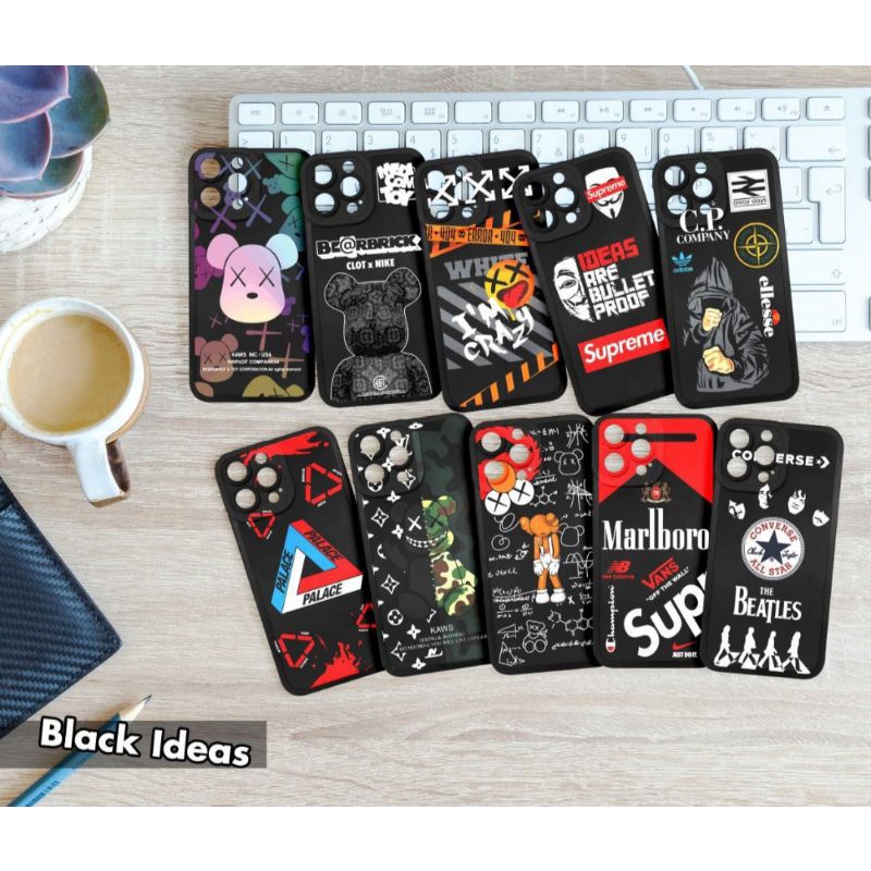 case motif ip 6 6+ plus 7 6s soft case black