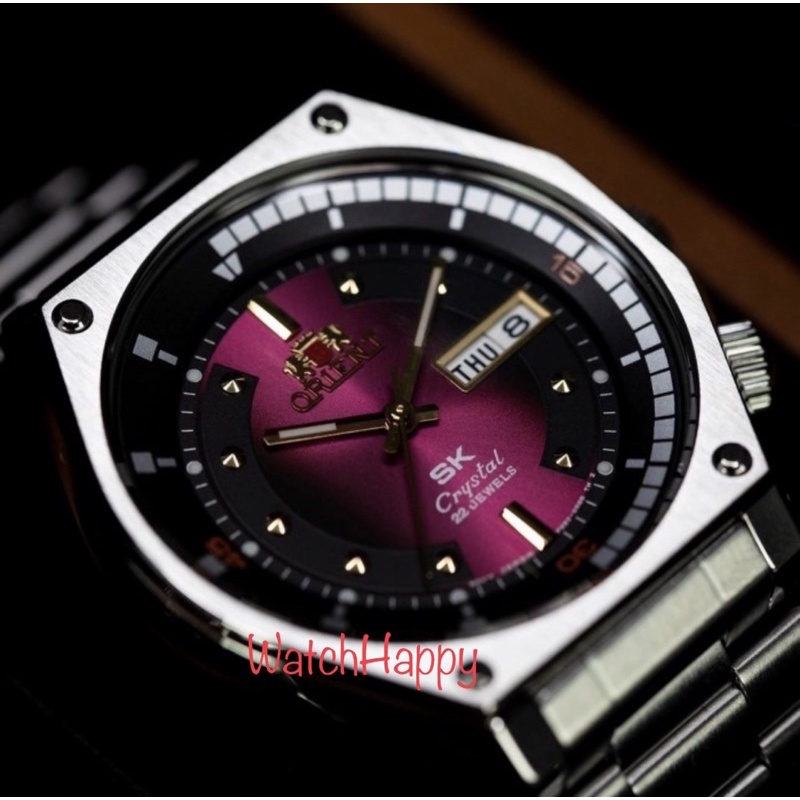 WatchHappy Orient RA-AA0B02R19B Super King Retro Dual Tone Dial RA-AA0B02R Stainless Steel Original