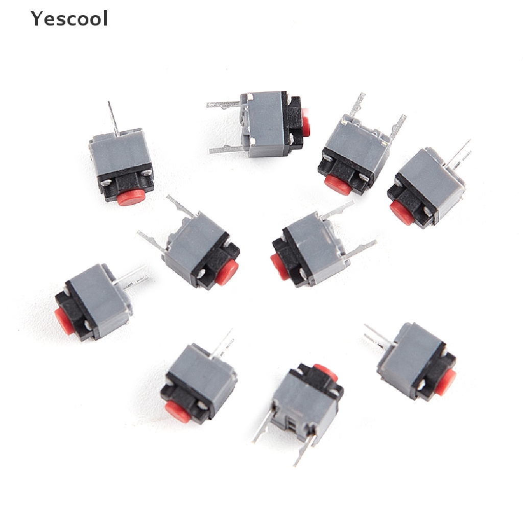 Yescool 10Pcs Kailh Tombol Mute 6x6 X 7.3 Untuk Mouse Wireless