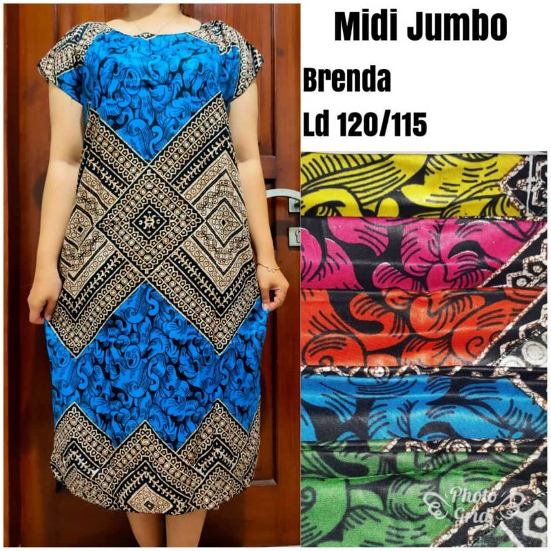 daster midi jumbo 100rb dapat 3