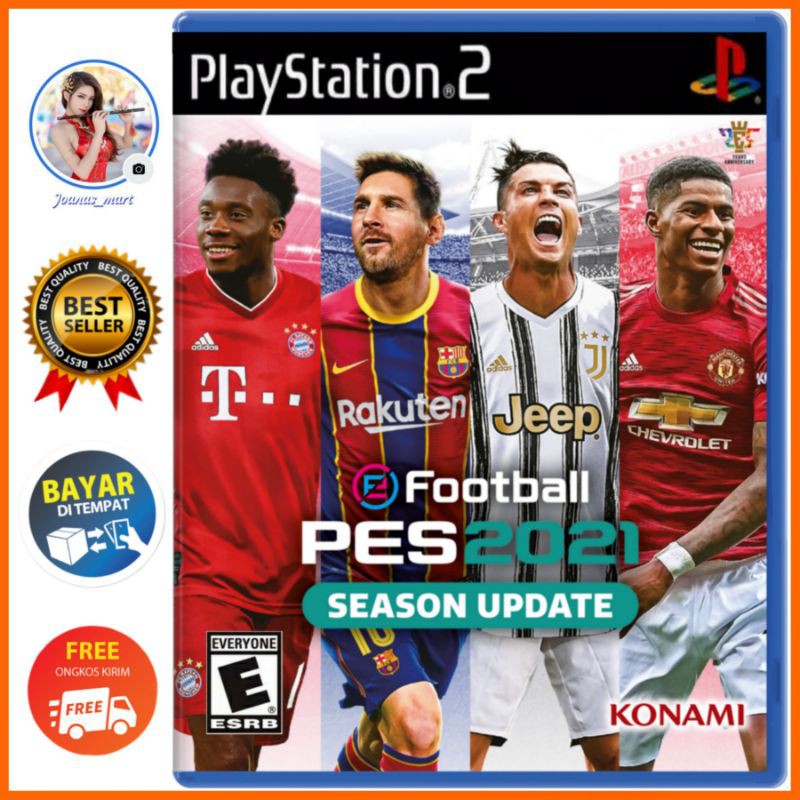 Cod Pes We 2021 Kaset Ps 2 Playstation 2 Shopee Indonesia