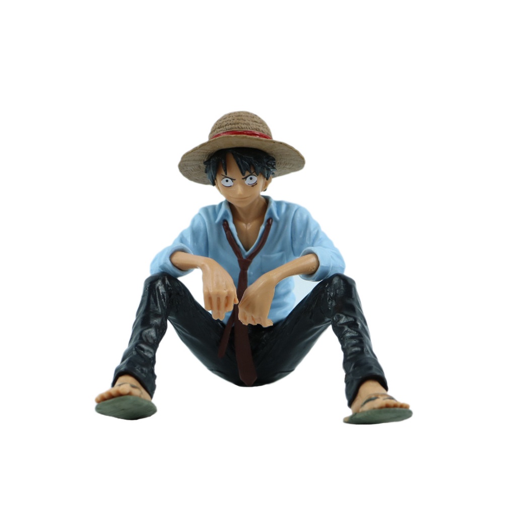 Mainan Action Figure Model Anime One Piece Luffy Monkey D Luffy Klasik Bahan Pvc Ukuran 13CM Untuk Dekorasi Kue