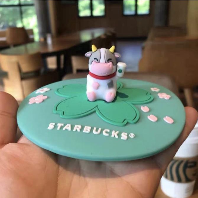Starbucks Bearista Cup Lid, Tutup gelas silicone Starbucks Original